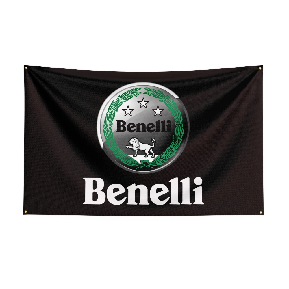 

3X5 FT Benellis Flag Polyester Printed Motorcycle Banner For Decor