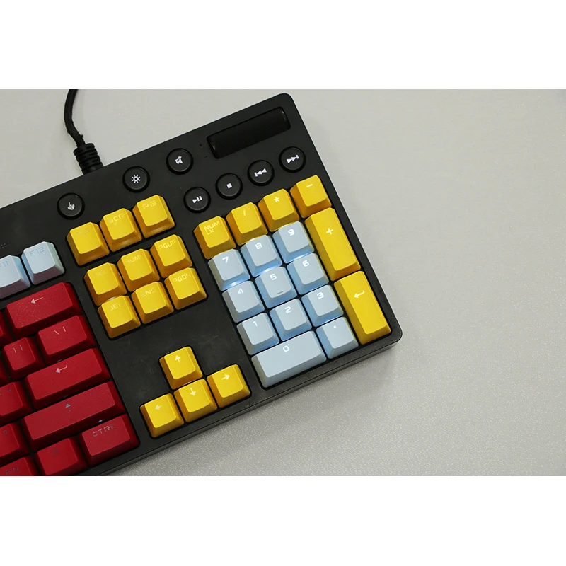 Conjunto Completo Pbt Backlit Keycaps para Teclado Logitech G610 g Pro x G512c Geado Chaves Bonés gx Switches Keycap 1 - Imagem 3