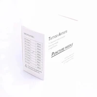 100 aiguilles de perçage jetables en acier 316 pour nombril, téton, oreille, nez, lèvres, kit de fournitures de tatouage et de bijoux de piercing corporel 5