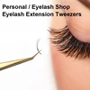 AILEISHI Professional for 3D Tweezers Stainless Steel Volume Eyebrow Tweezer False Eyelash Extension Tweezers for Makeup Tools 2