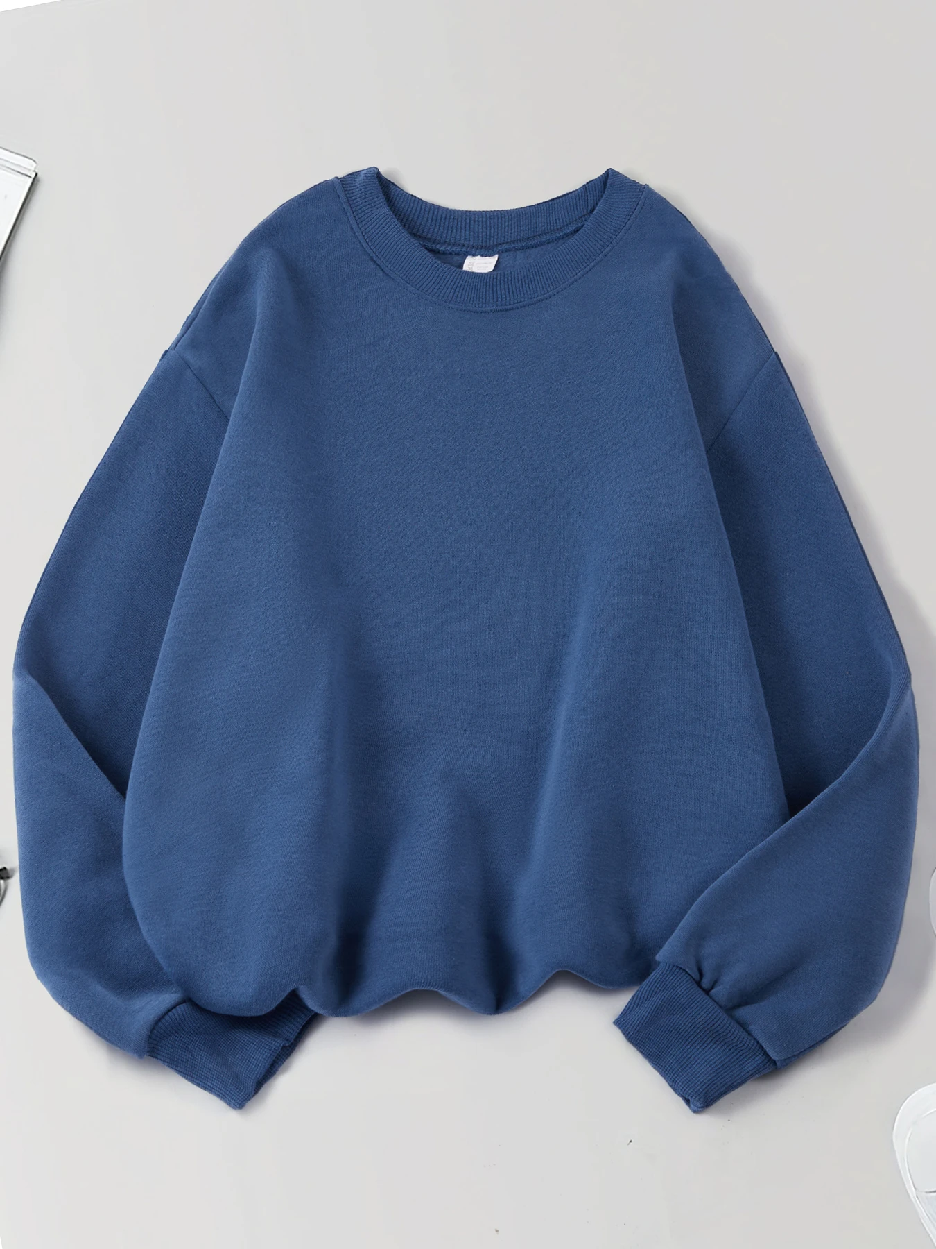 Man Solid Sweatshirts Comfortable Soft Pullovers Autumn Fleece Hoody Loose Casual Clothing Multicolor All-Match Sportswears
