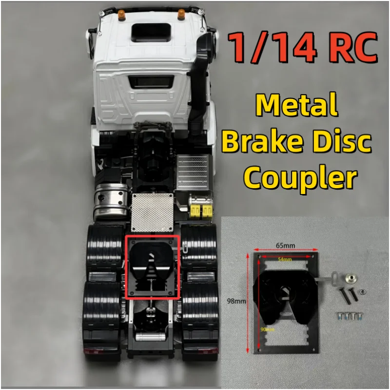 Metall-Upgrade-Schleifscheibe für 1/14 Tamiya RC Muldenkipper für SCANIA 770S R620 VOLVO BENZ TGX LESU Autozubehör