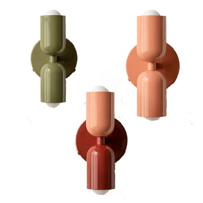 

Настенный светильник с двойной головкой в скандинавском стиле, современный прикроватный светильник для спальни, коридора, гостиной, задний фон для стены, домашний декор