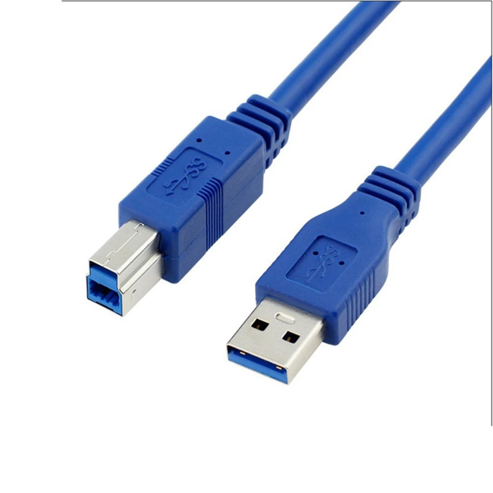 

New USB 3.0 data cable, high-speed printer connection cable standard 9-core wire, B-type male cable 0.3m-5m