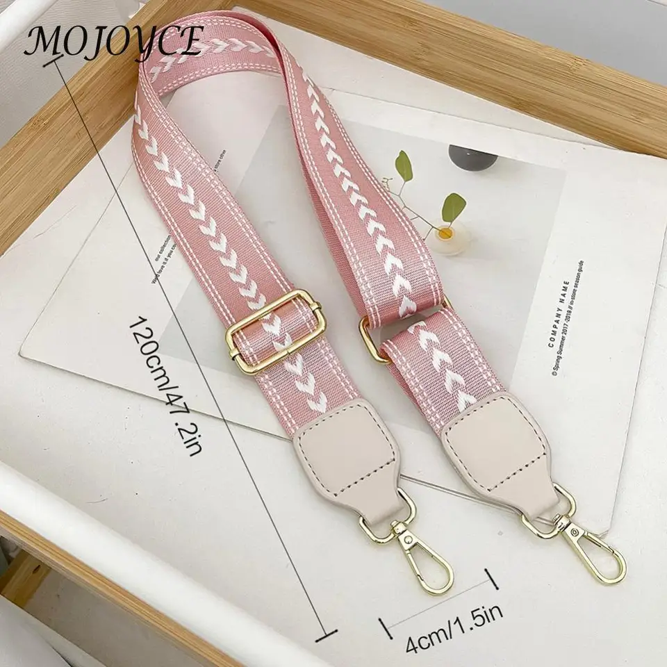 Correa De Hombro Ajustable Para Bolso Mujer - Ancha, Cruzada, Con Hebillas Giratorias, Diseño Decorativo