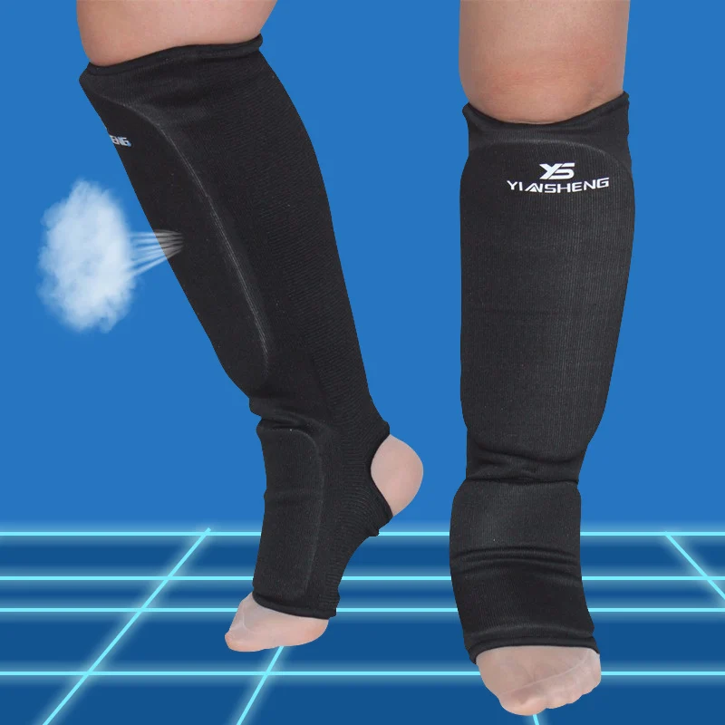

Cotton Boxing shin guards MMA instep protectors foot protection TKD kickboxing pad Muaythai Training Leg support protectors