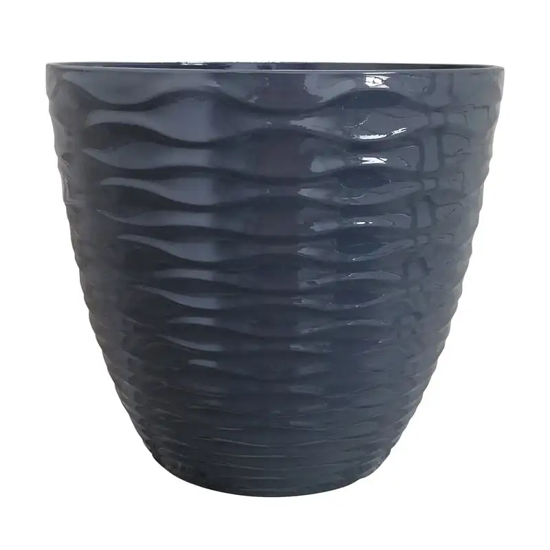 

Gray Resin Gallway Patio Planter