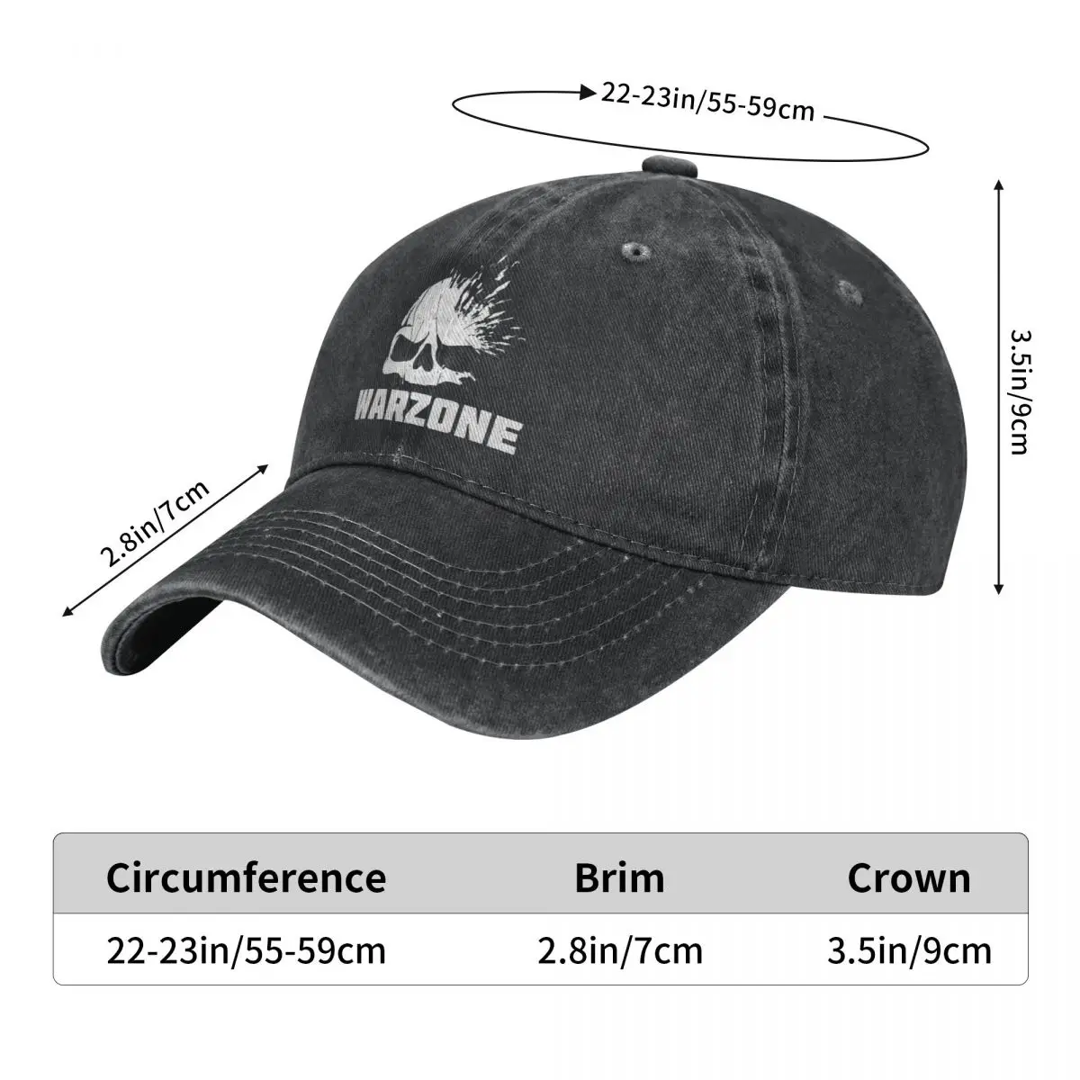 Casquette De Baseball Unisexe Windsoul Classique Black Ops 6 - Coton Respirant, Visière Courbée, Réglable | Protection UV, Style Décontracté Sportif