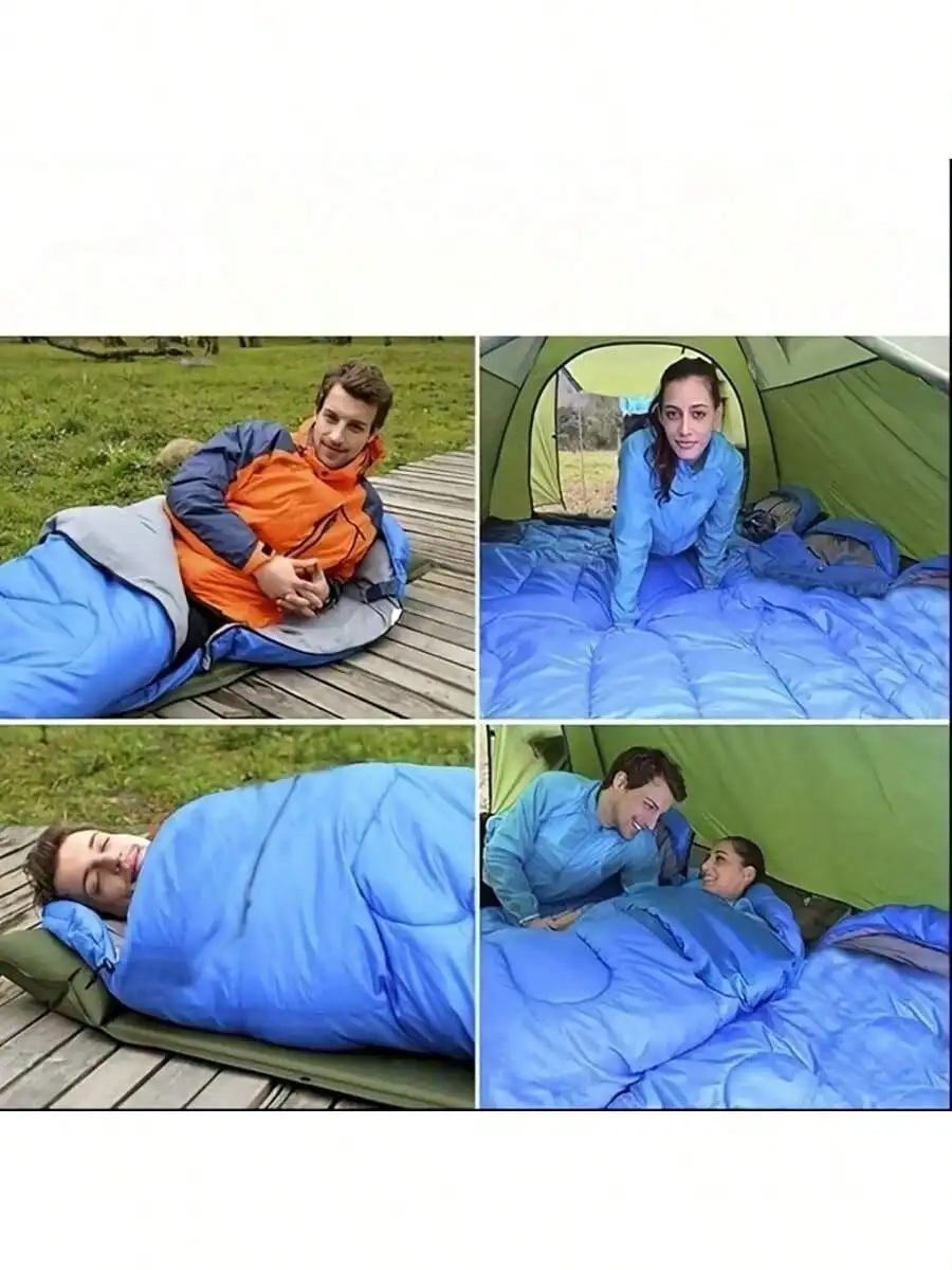 Outdoor Camp Sleeping Bag, Extended And Thickened Version, Warm Bag, 6