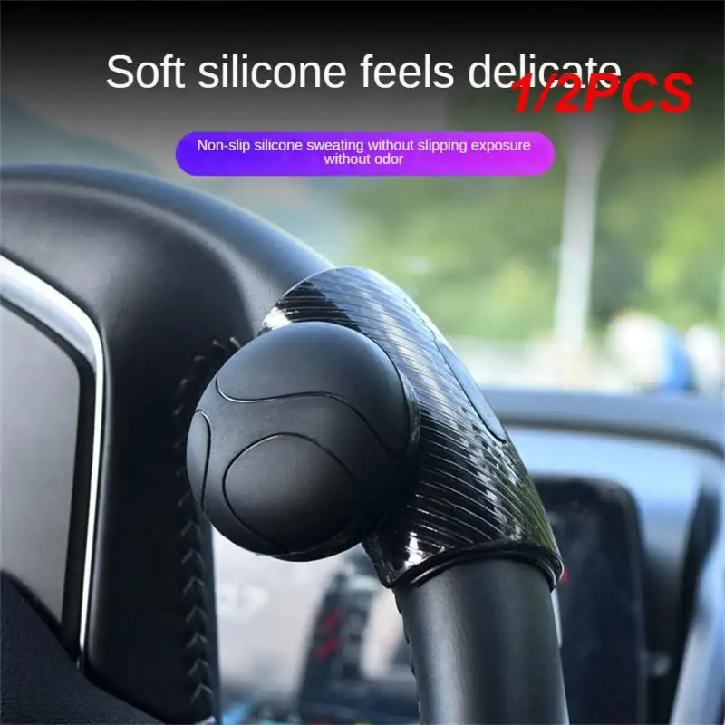 

1/2PCS Car 360° Steering Wheel Spinner Knob Power Handle Ball Hand Control Assister Grip Turning Helper Auxiliary Booster