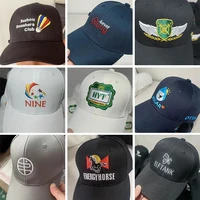 Custom Baseball Caps Hat Custom Logo Men's Cap Hip Hop Snapback Adjustable Embroidery Print DIY Team Logo Designer Baseball Caps 2
