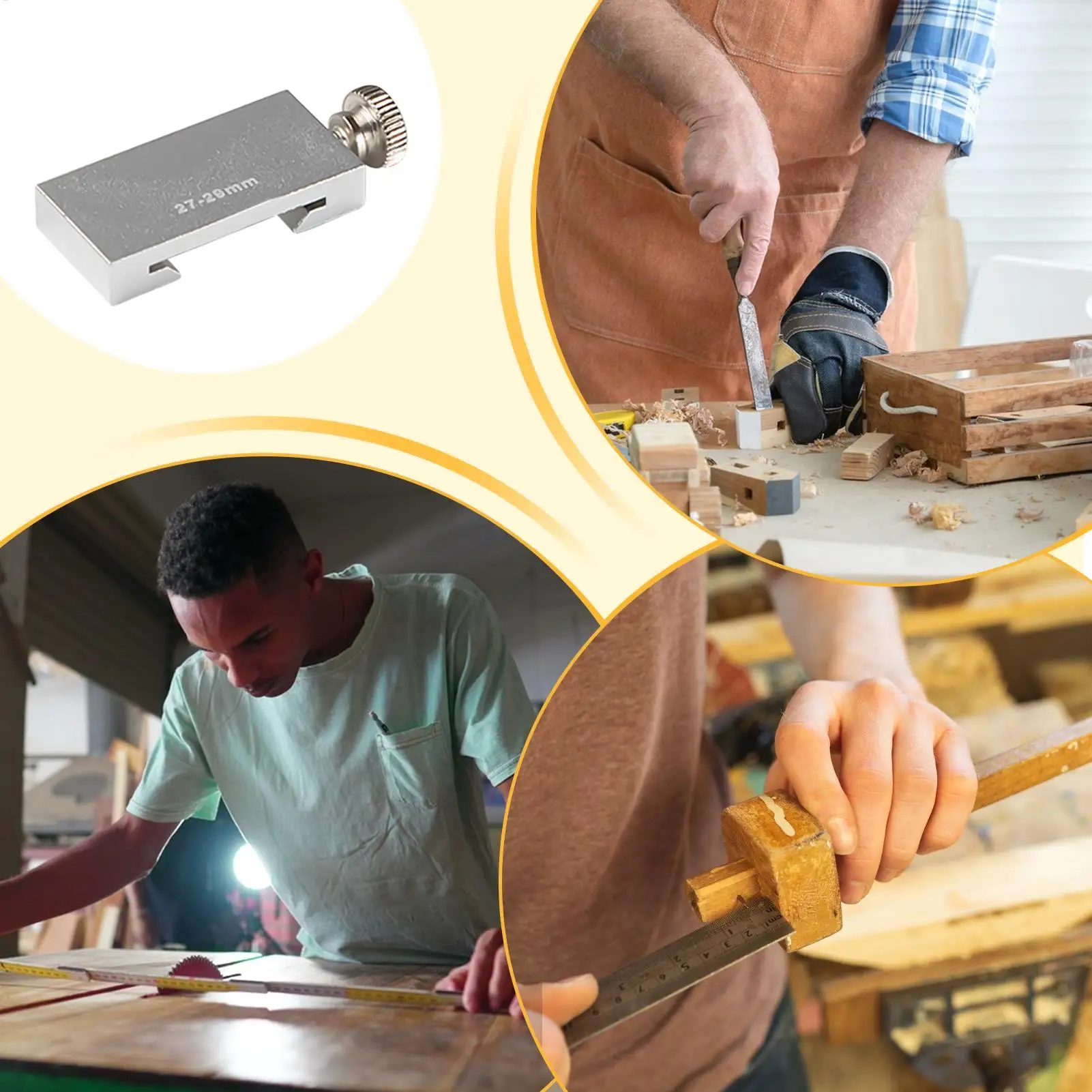 Aluminum Alloy Precision Carpentry Scribe Locator and Measuring Tool