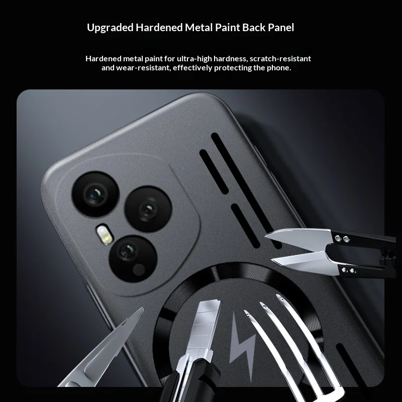 Breathable Magnetic Cooling Luxury Phone Case with Heat Dissipation