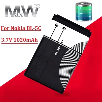 1-10Pcs 3.7v 1020mAh BL-5C BL 5C Batteria Per Nokia 1100 1110 1112 1208 1600 2255 2270 2280 2300 2600 Sostituzione Batterie Del Telefono