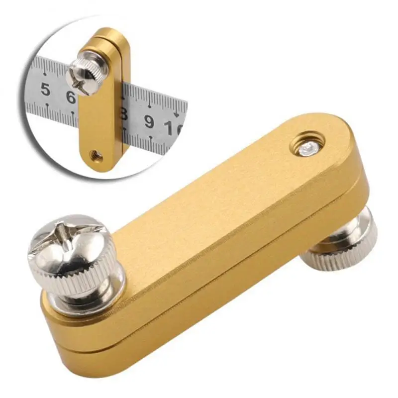 

Steel Ruler Positioning Block Angle Scriber Line Marking Gauge For Ruler Locator Carpentry Scriber Measuring Woodworking Tools