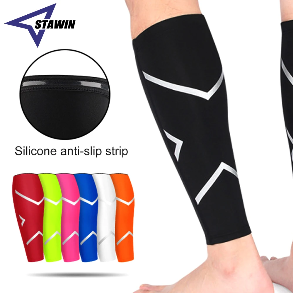 Calf Compression Sleeves 1PC Calf Compression Sleeves for Men & Women Leg Compression Sleeve Footless Socks for Shin Splint Varicose Vein