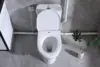 Toilet UpflushToilet for Basement Toilet System Upflush Toilet With Powerful Quiet Macerator Pump with 4 Water Inltes for 5