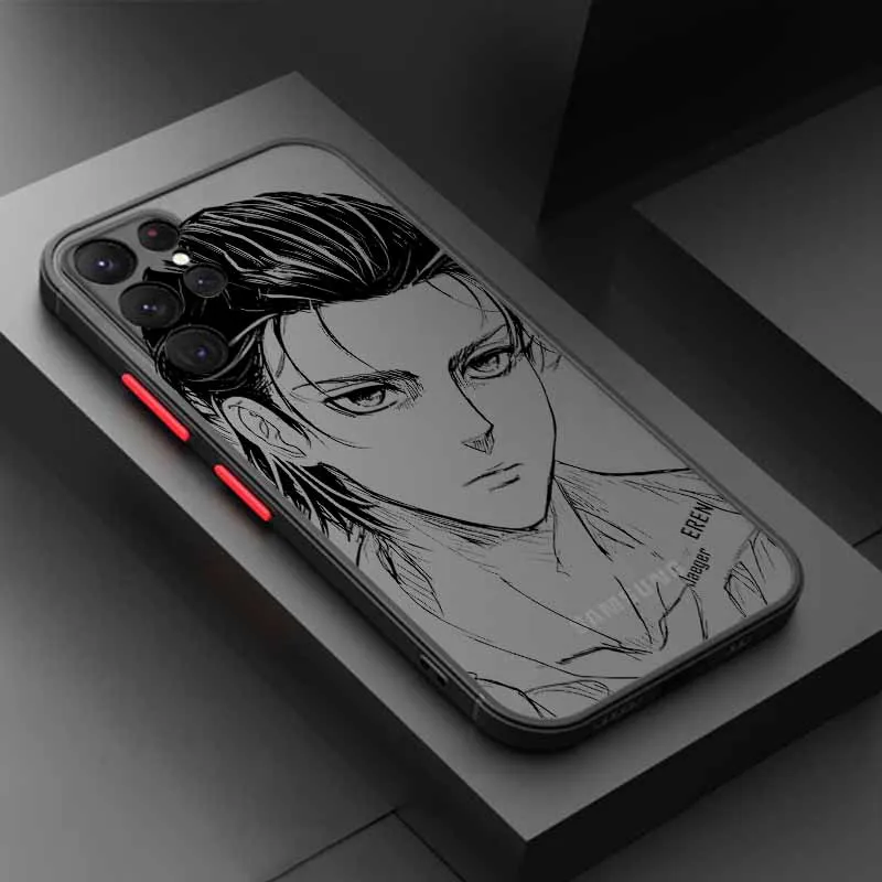 Attack On Titan Frosted Translucent Phone Case