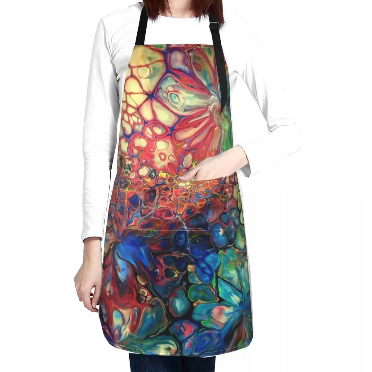 

Golden Haze Flower Apron kindergarten teacher apron christmas kitchen apron
