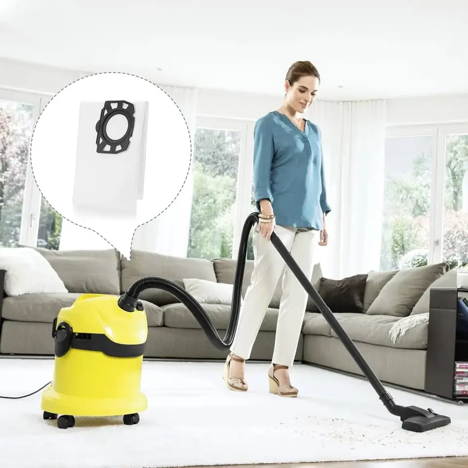 MisterVac | 10 Bolsas Para Aspiradora Compatibles Con Parkside PWD 25 C4, 458741_2401