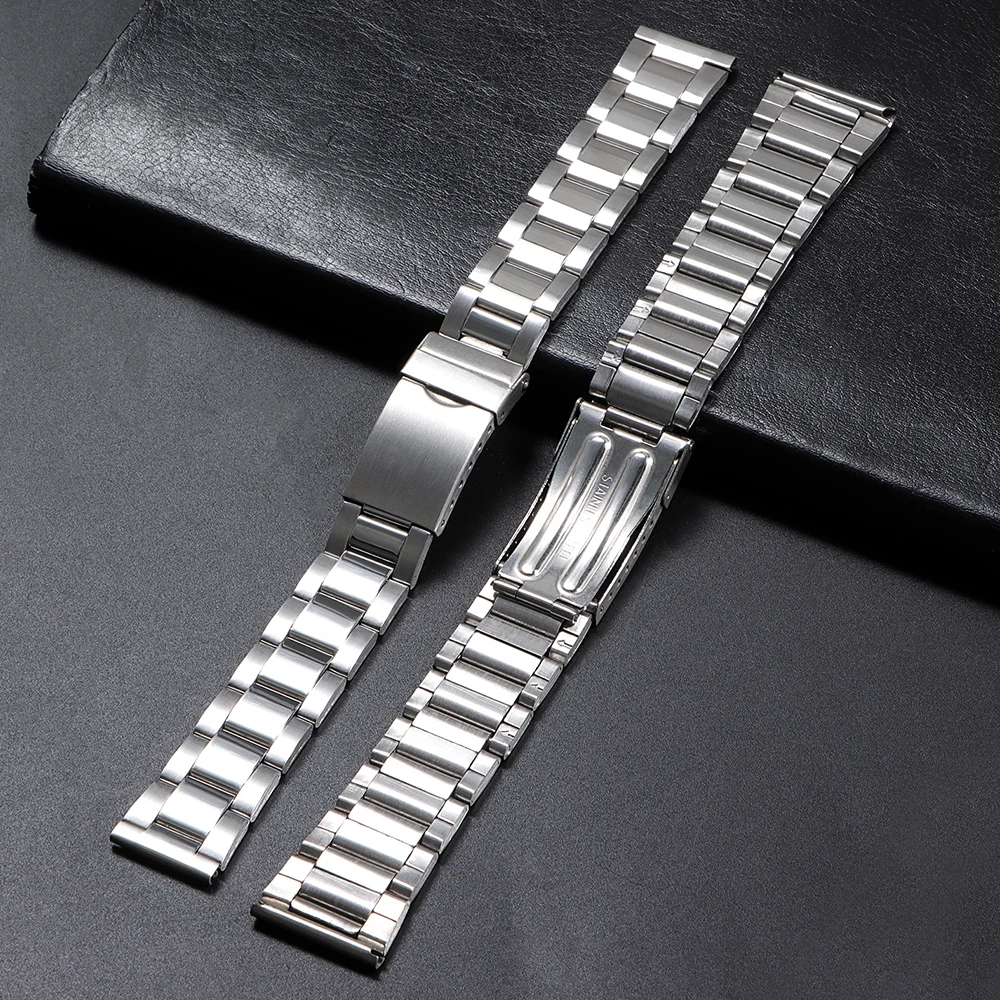 Sleek Stainless Steel Universal Watch Band Bracelet