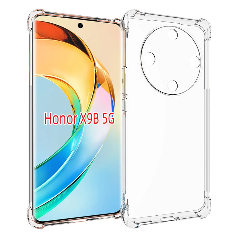 Custodia Antiurto Con Cuscino D'Aria Per Honor X9B Honorx9B 5G Airbag Cover Posteriore In Silicone Tpu Trasparente Custodia Morbida Per Honor X9B Hono