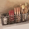 Makeup Acrylic Organizer Multi-cell Display Box Makeup Blush Cosmetics Shelf 7-compartment Plastic Eye Shadow Tray Storage Box 1