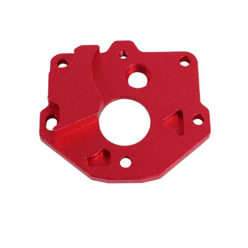 

CNC Processing Custom Made Red Aluminum Alloy Fixed Motor Board