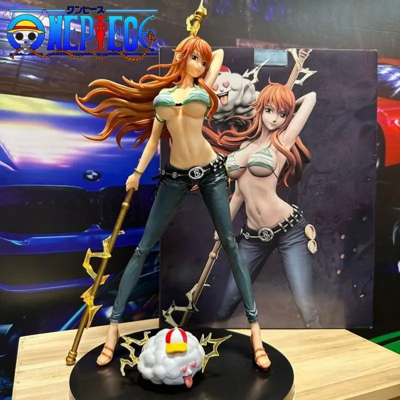 

Фигурка аниме Hottoys, один кусок, Женская резонансная фигурка Hfs Nami 37 см, ПВХ фигурки, статуя, модель, коллекционные подарки, Рождественская игрушка