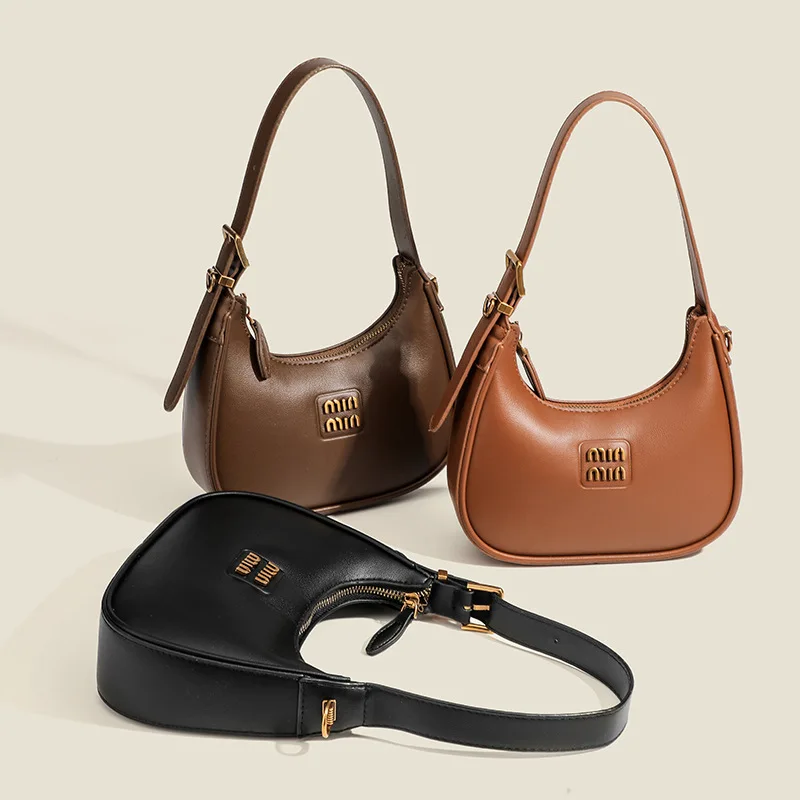 Fashion underarm bag women's casual dumpling bag classyretro shoulder crossbody shoulder bag