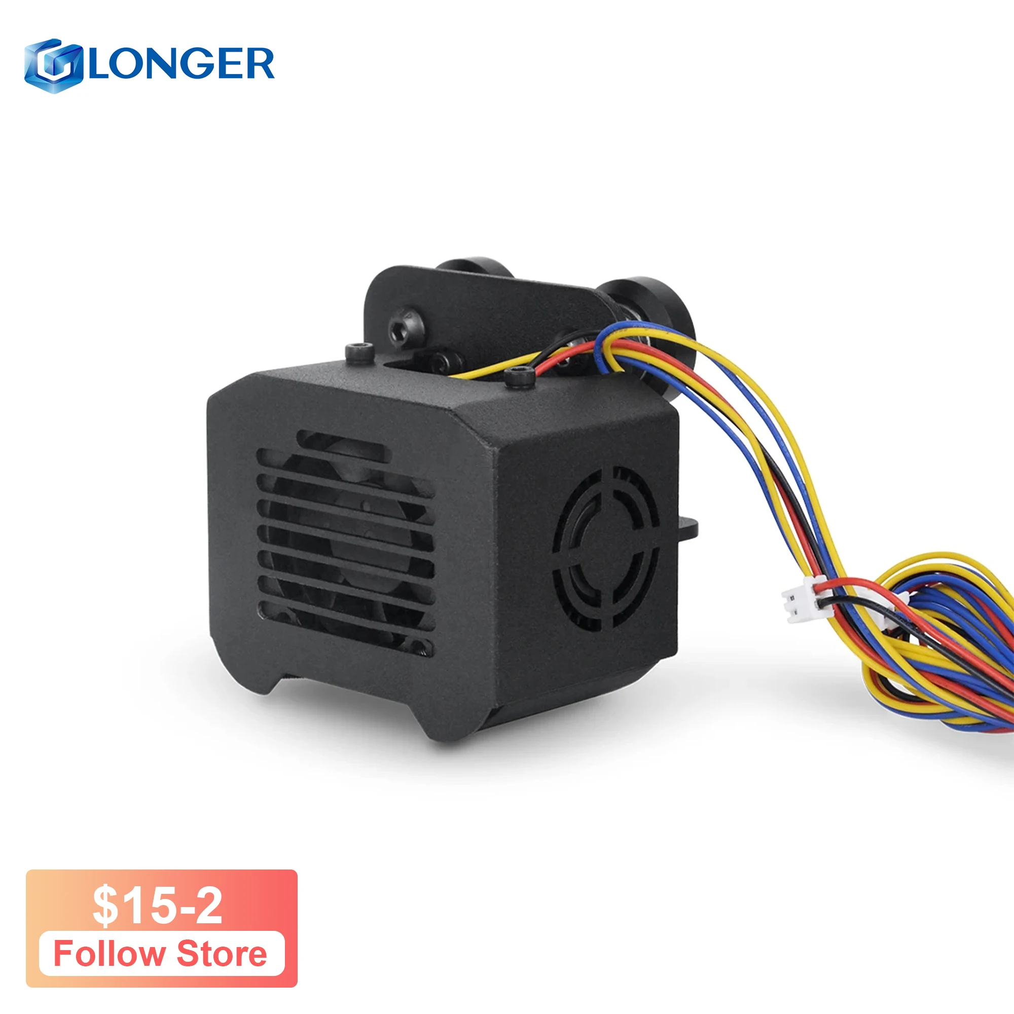 

LONGER 1PC New Dual Blower Kit FOR LK1 LK4 LK4 PRO LK5 PRO Cooling Fan 5010 Compatible With Alfawise U20 U30 U30 PRO