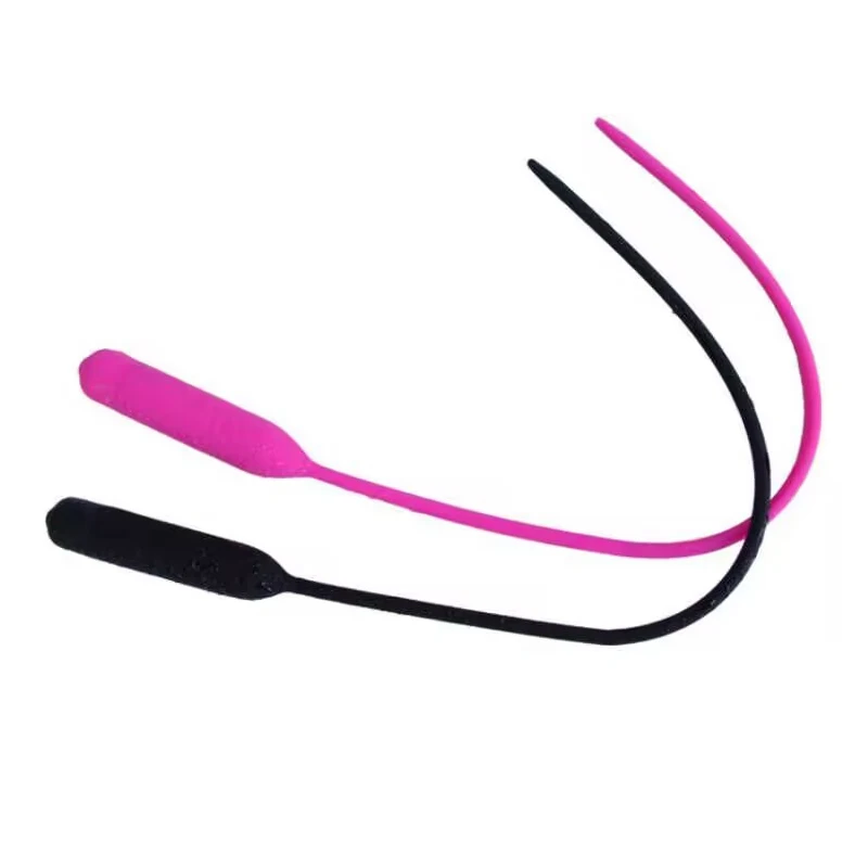 Silicone Penis Plug Electric Urethra Masturbation Adult Toys For Men Urethral Stimulator Woman Vaginal Dilator Urethral Vibrator