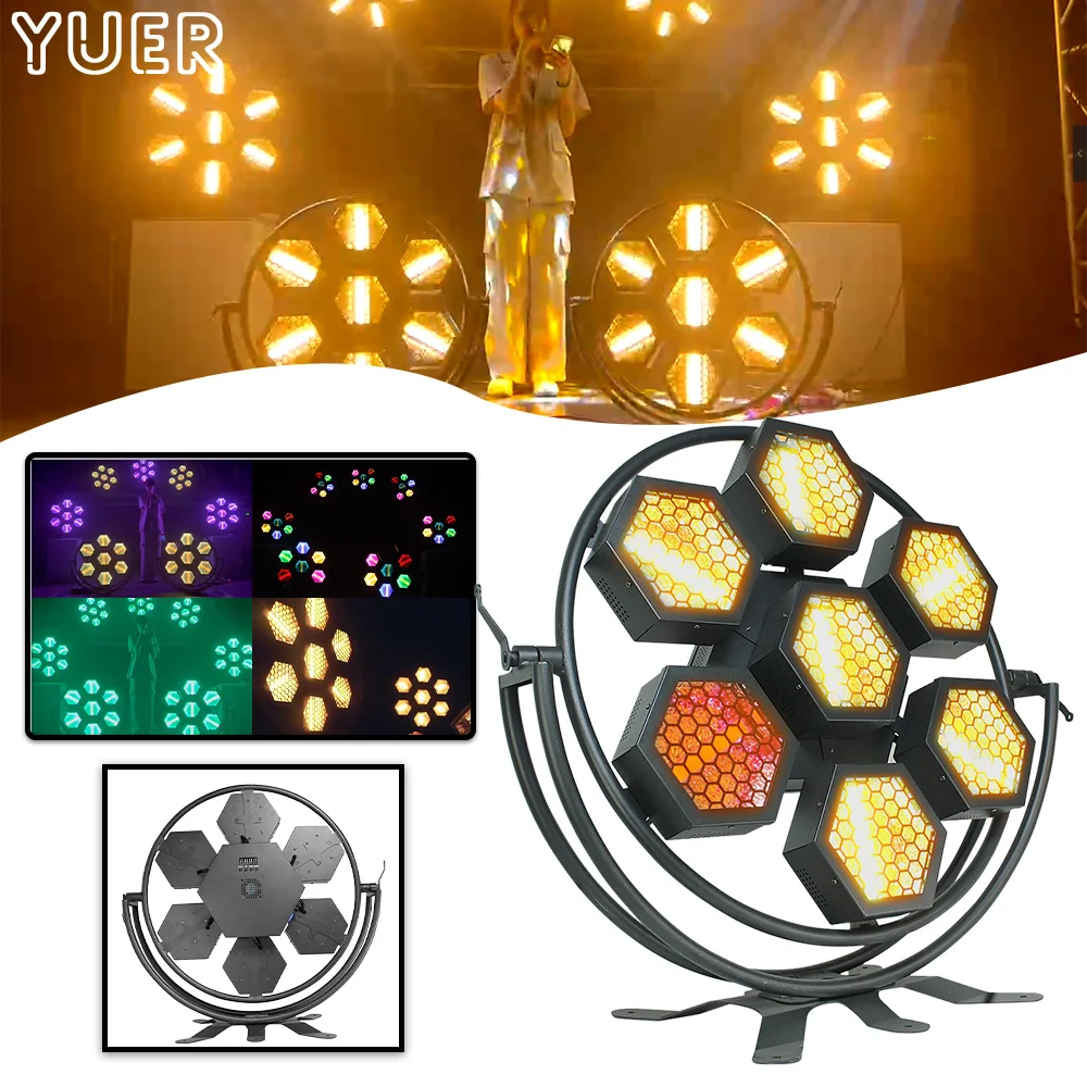 LED-Portman-Retro-7x60w-Warm-COB-168x0-3w-RGB-DMX-Concert-Background ...