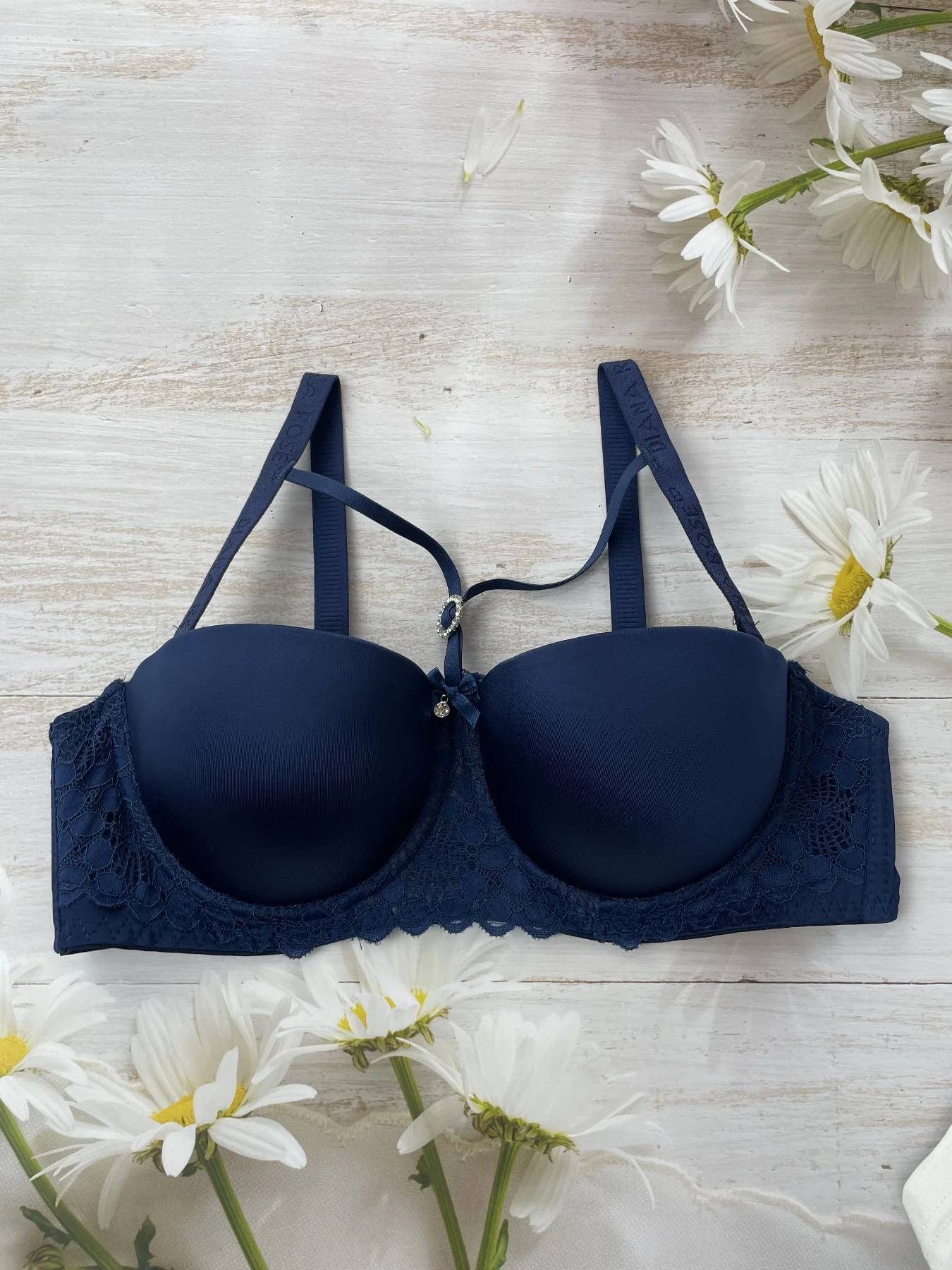 Gather half a cup of ladies lace underwear sexy C cup bra red blue coffee black Light purple gray navy blue