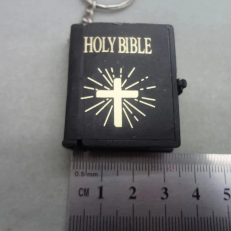 English Version Mini Religious Christian Keychain for Key Chain for Ke