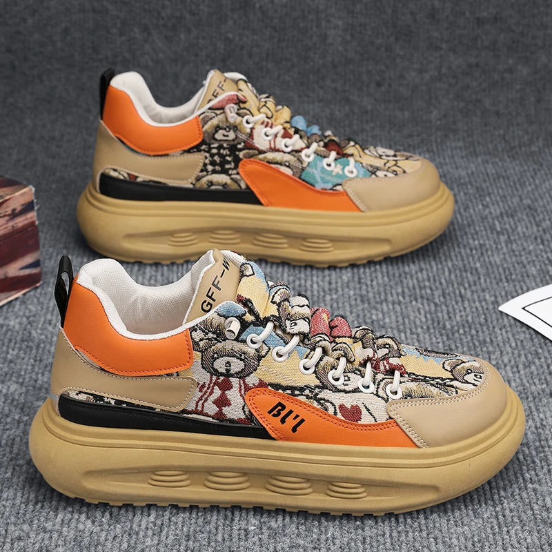 

CYYTL Shoes For Men Sneakers Summer Tennis Casual Platform Sports Outdoor Fashion Hiking Designer Luxury Work Leather Skateboard