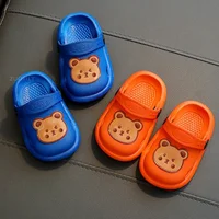 Baby Toddler Kids Non-Slip Sandals Boys Girls Cute Bear Foam Beach Summer Slippers Children Breathable Lightweight Water Shoes 3