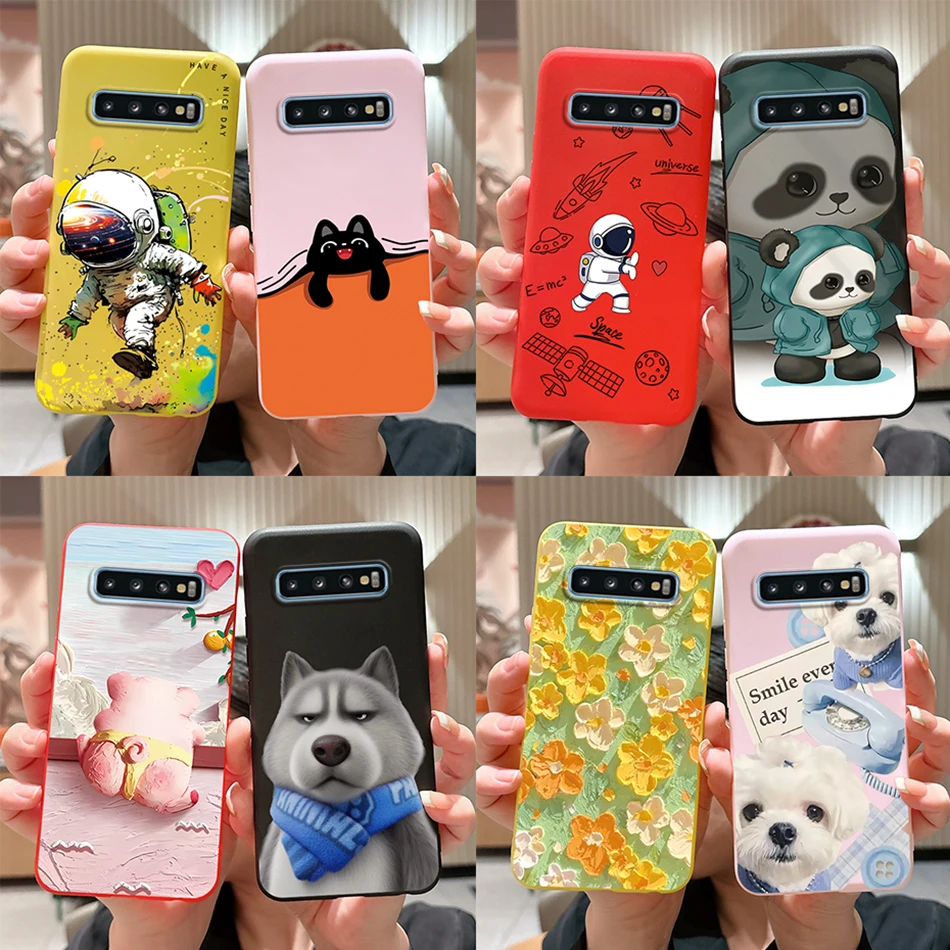 Чехол для Samsung Galaxy S10 Plus, чехол для телефона с фотографией астронавта для Samsung S10 S10E