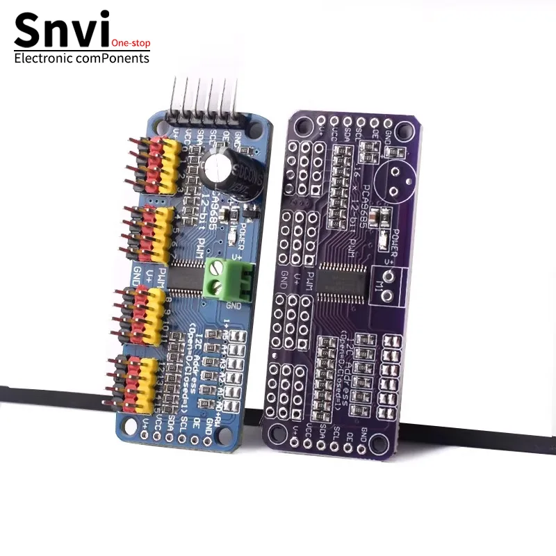 16-Kanal-PWM-Servo-Treiber-Modul, Roboter-Controller, I2C-Schnittstellentreiber
