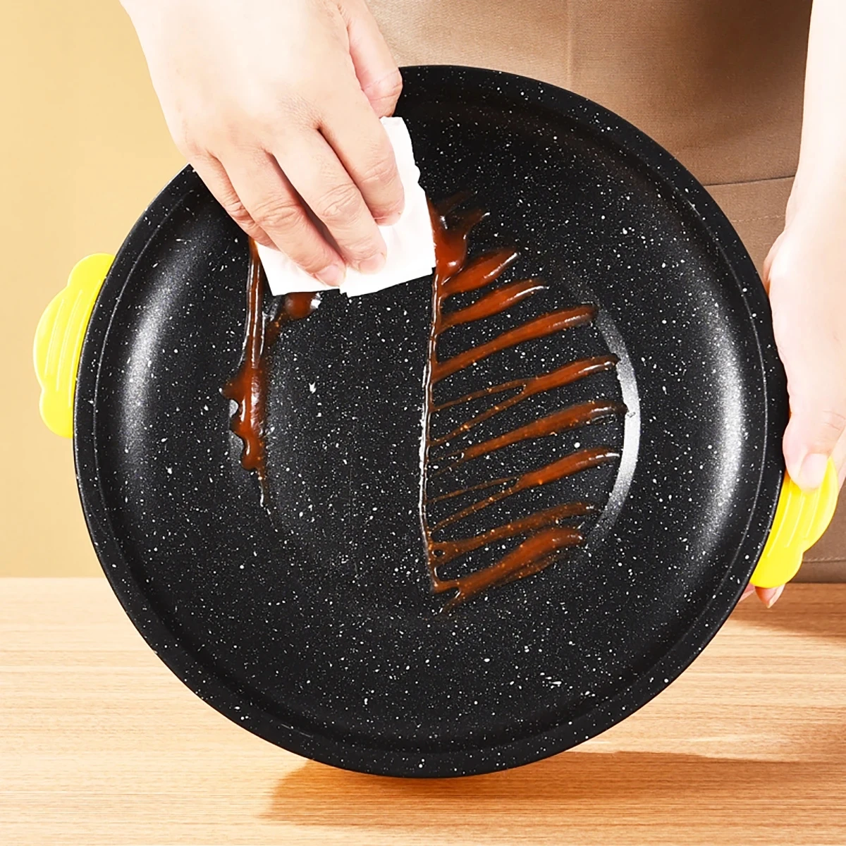 220V Multifunctional Electric Baking Tray Koekenpan Niet-Plakkerige Grill Geroosterde Pan Fornuis Barbecue Keuken Tool 3
