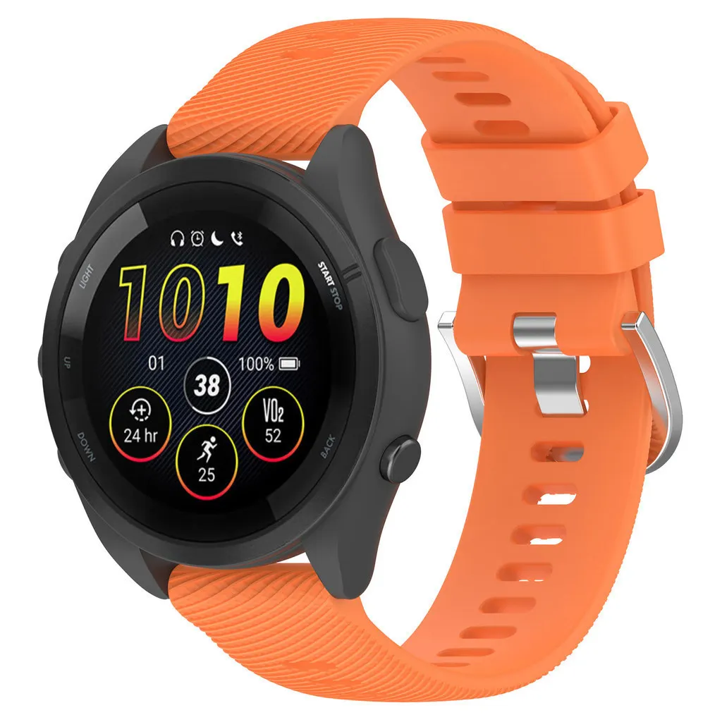 Breathable Silicone Sports Watch Strap - 20mm