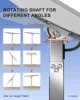 Starlink Gen 3 Wall Mount mounting Kit,Starlink V3 Pipe Adapter And Bracket,Suitable For Roof Top Exterior Wall Installation 6