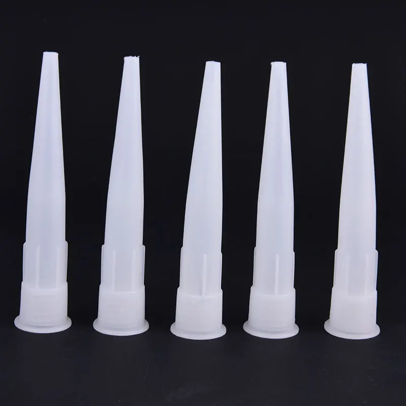 Caulking Gun Nozzles 20pcs Universal Plastic Glass Glue Sealant Silicone Caulking Tips Mouth Home Construction Tools