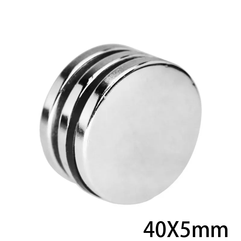

Большой неодимовый магнит 40x5, Круглый, лист 40X5 мм, дисковый сильный, постоянный, 40x5 мм