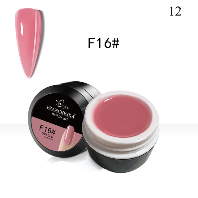 Gel Nail Quick Extension Builder Soak Off UV New Long Lasting Manicure Nail Beauty Decor Pink Clear DIY Manicure Gel Art