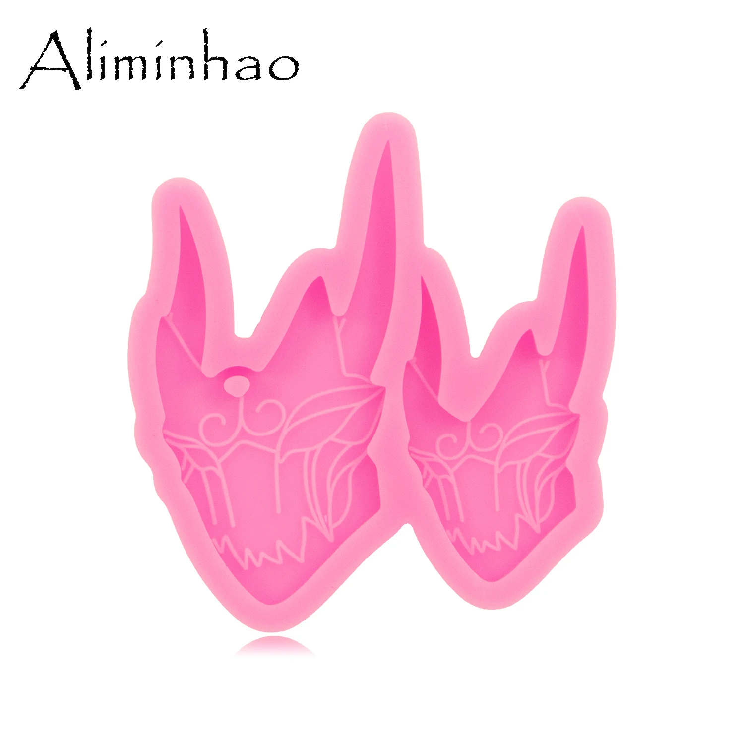Dy0070 glänzende Anime Alien Schlüssel anhänger Silikon form für Schlüssel bund Anhänger Ton DIY Schmuck Herstellung Epoxidharz Form – Detail 8