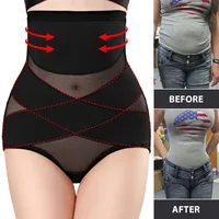 Women Cross Butt Lifter Body Shaper Briefs High Waist Trainer Panties Female Slimming Underwear Tummy Control Shapewear Panty 10