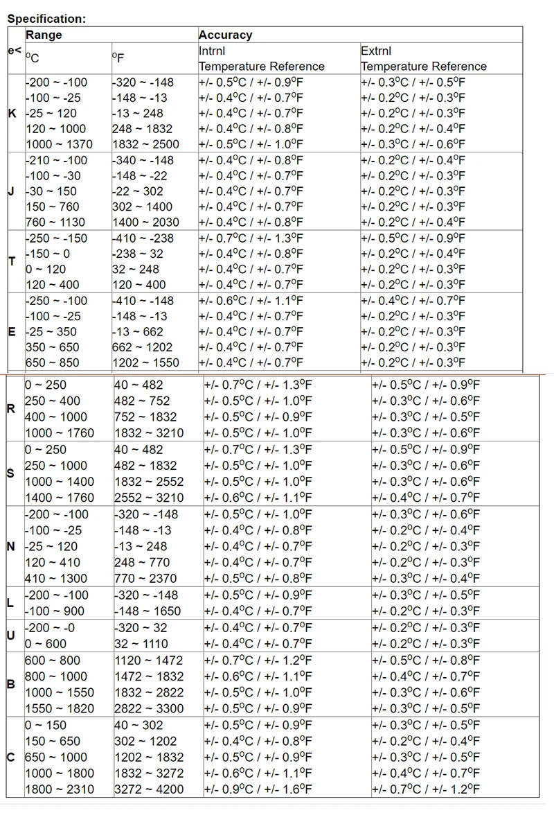 PROVA125 온도 교정기 열전대 자동 램프 및 T 기능