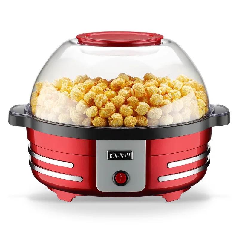 5L Large Capacity Electric Corn Popcorn Maker Household DIY Automatic Mini Hot Air Popcorn Making Machine Kitchen Kids Gift tears of the patriarchy nutrition facts feminist gift apron woman kitchen apron