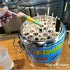 Rainbow Hand-cranked Popsicle Machine Online Celebrity Mini Old Barrel Stall Equipment Manual Summer Shake Ice Mold 6